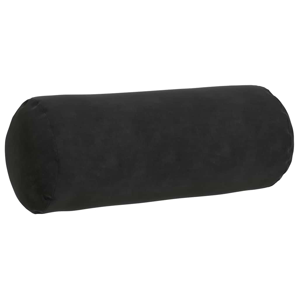 Bolsterpuder 2 pcs Sort Ø 15 x 40 cm Velourstof