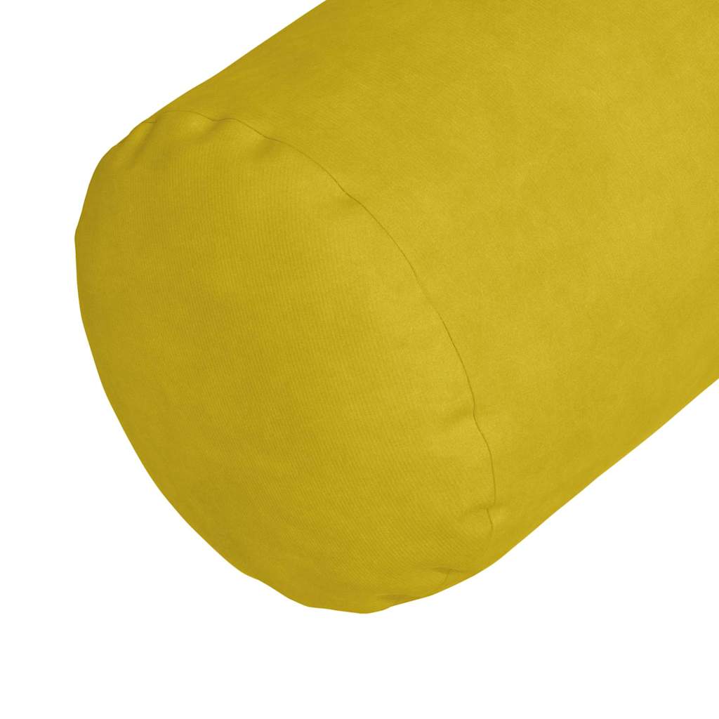 Bolsterpuder 2 pcs Gul Ø 15 x 40 cm Velourstof