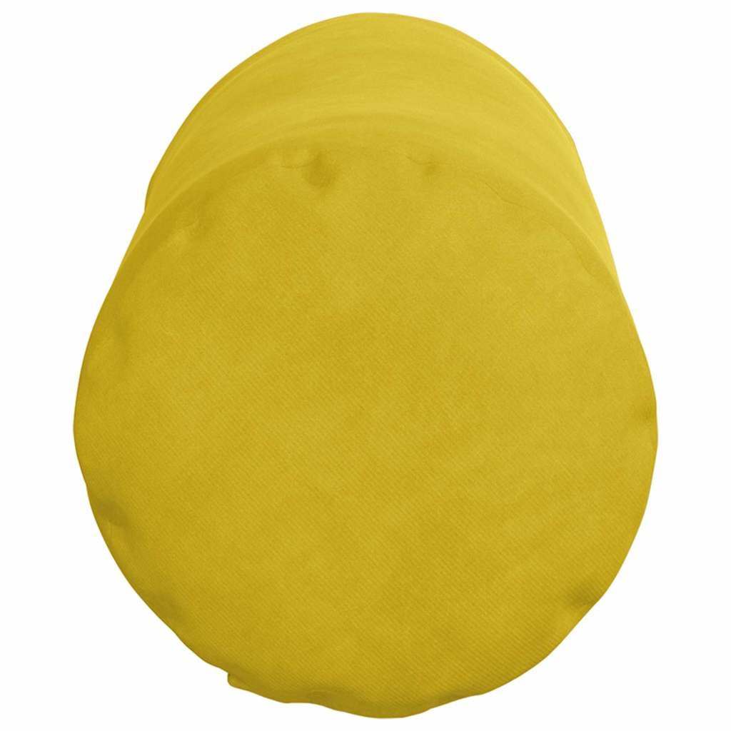 Bolsterpuder 2 pcs Gul Ø 15 x 40 cm Velourstof