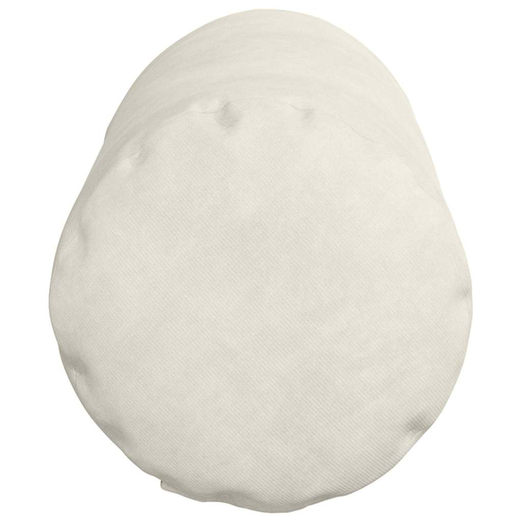 Bolsterpuder 2 pcs Creme Ø 15 x 40 cm Velourstof