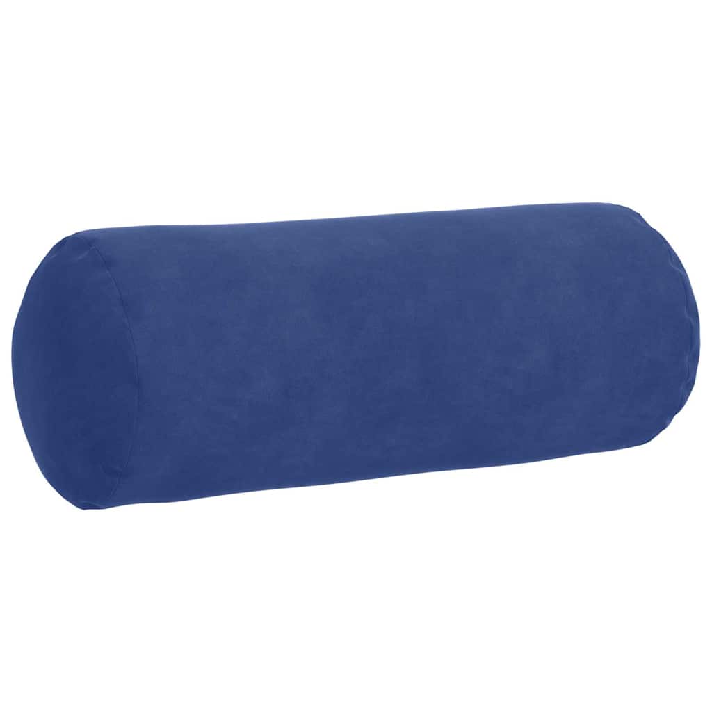Bolsterpuder 2 pcs Politi blå Ø 15 x 40 cm Velourstof