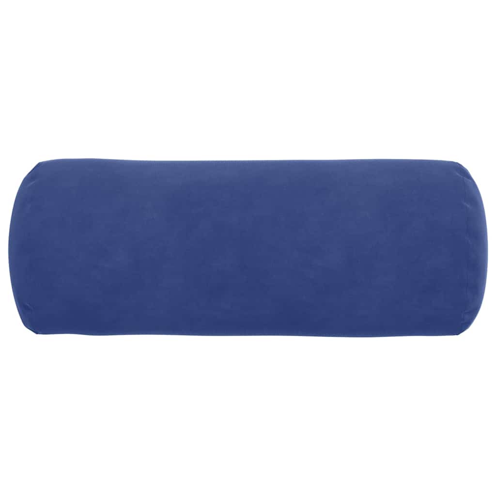 Bolsterpuder 2 pcs Politi blå Ø 15 x 40 cm Velourstof