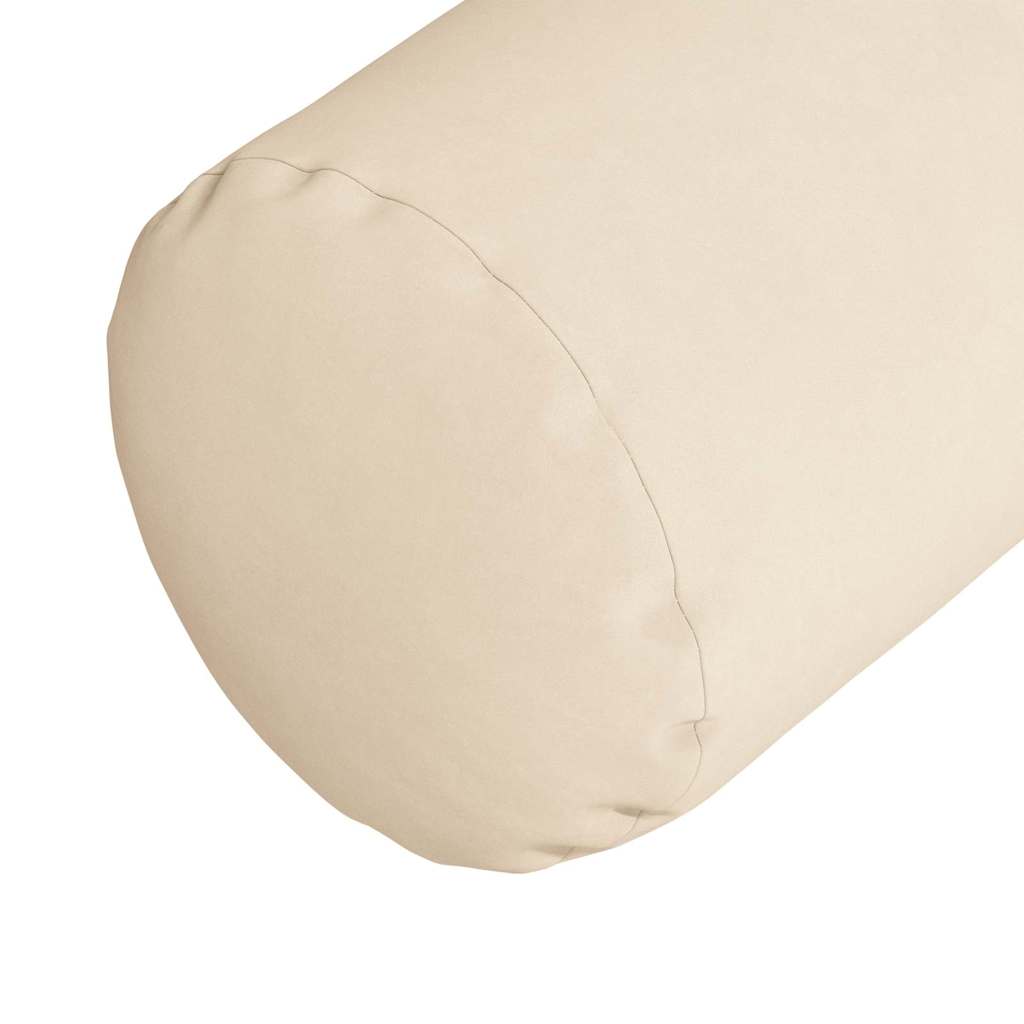 Bolsterpuder 2 pcs Beige Ø 15 x 40 cm Mikrofiberstof