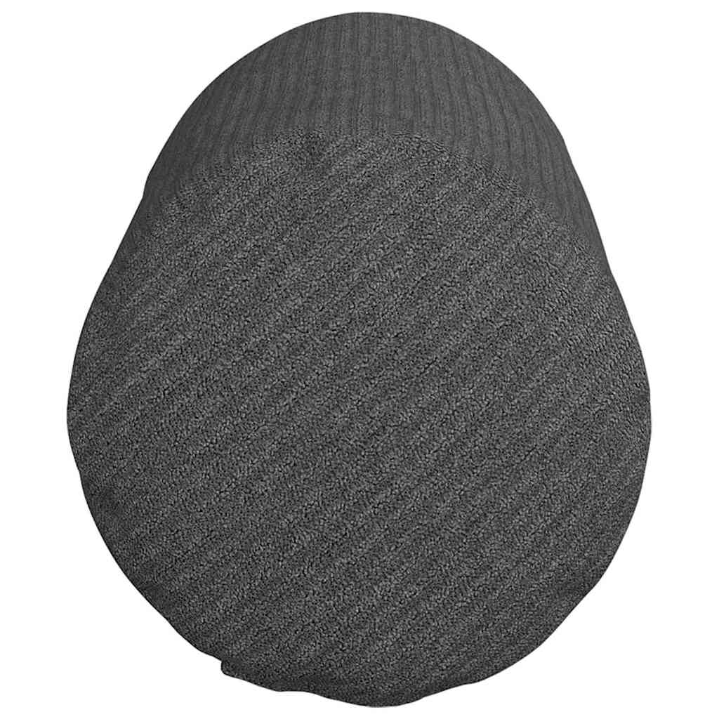 Bolsterpuder 2 pcs Mørkegrå Ø 15 x 40 cm Velourstof