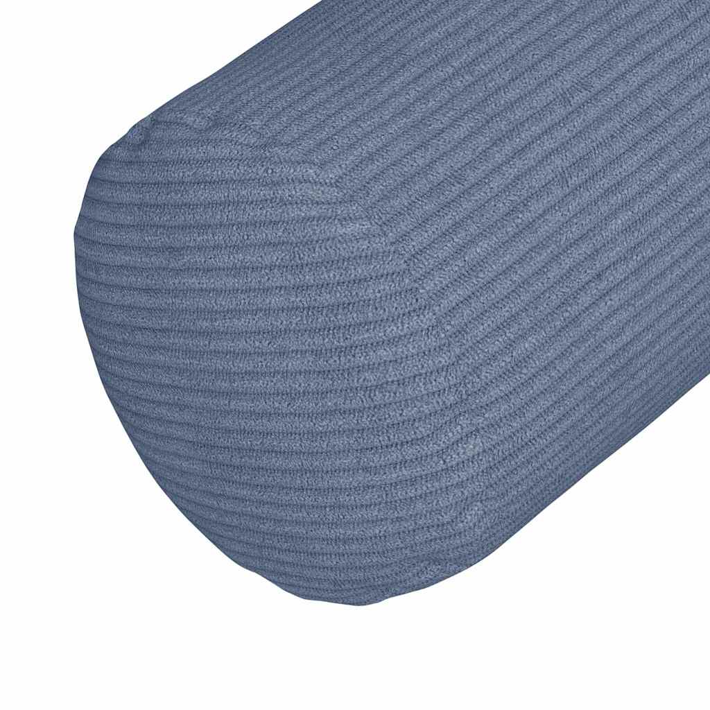 Bolsterpuder 2 pcs Blå Ø 15 x 40 cm Velourstof