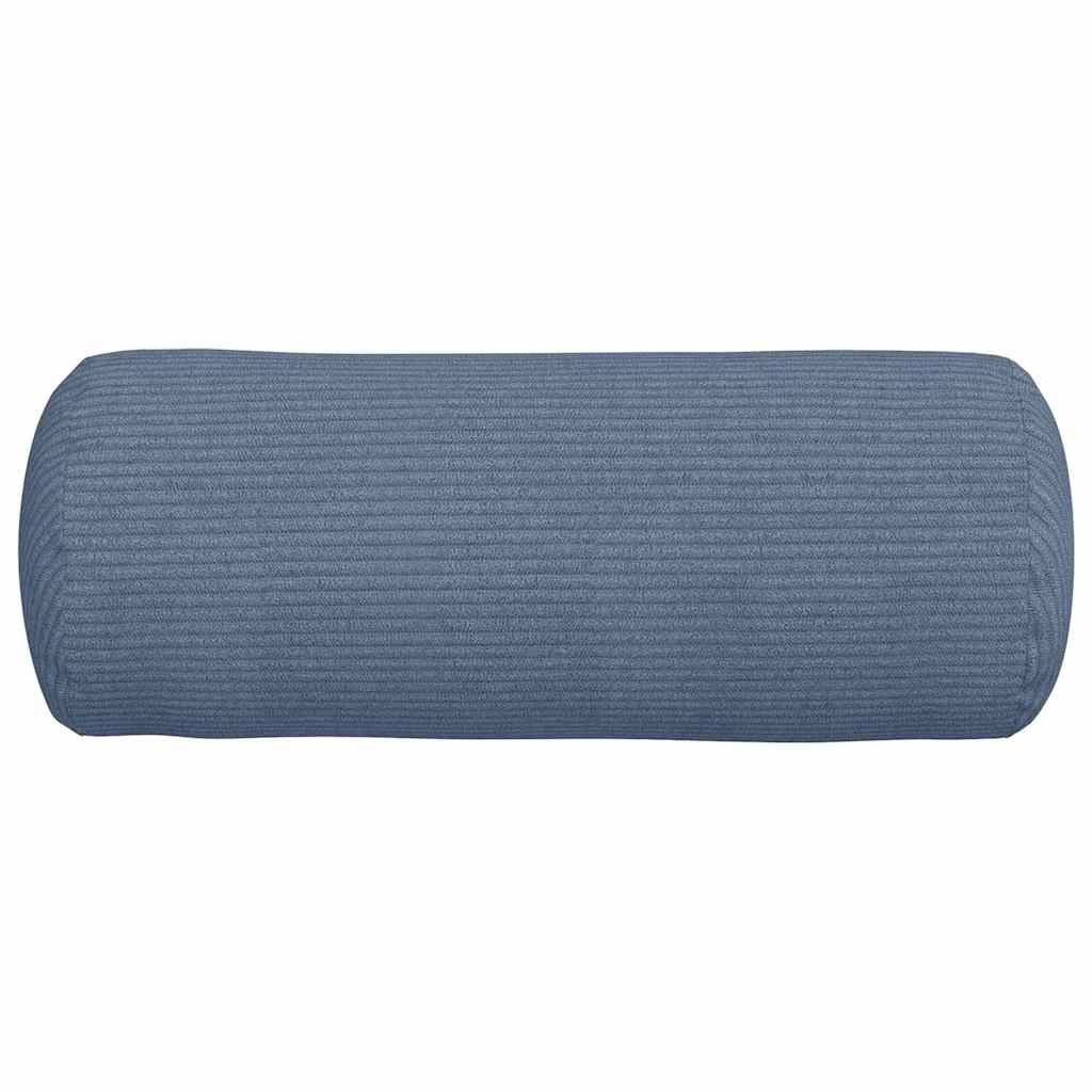Bolsterpuder 2 pcs Blå Ø 15 x 40 cm Velourstof