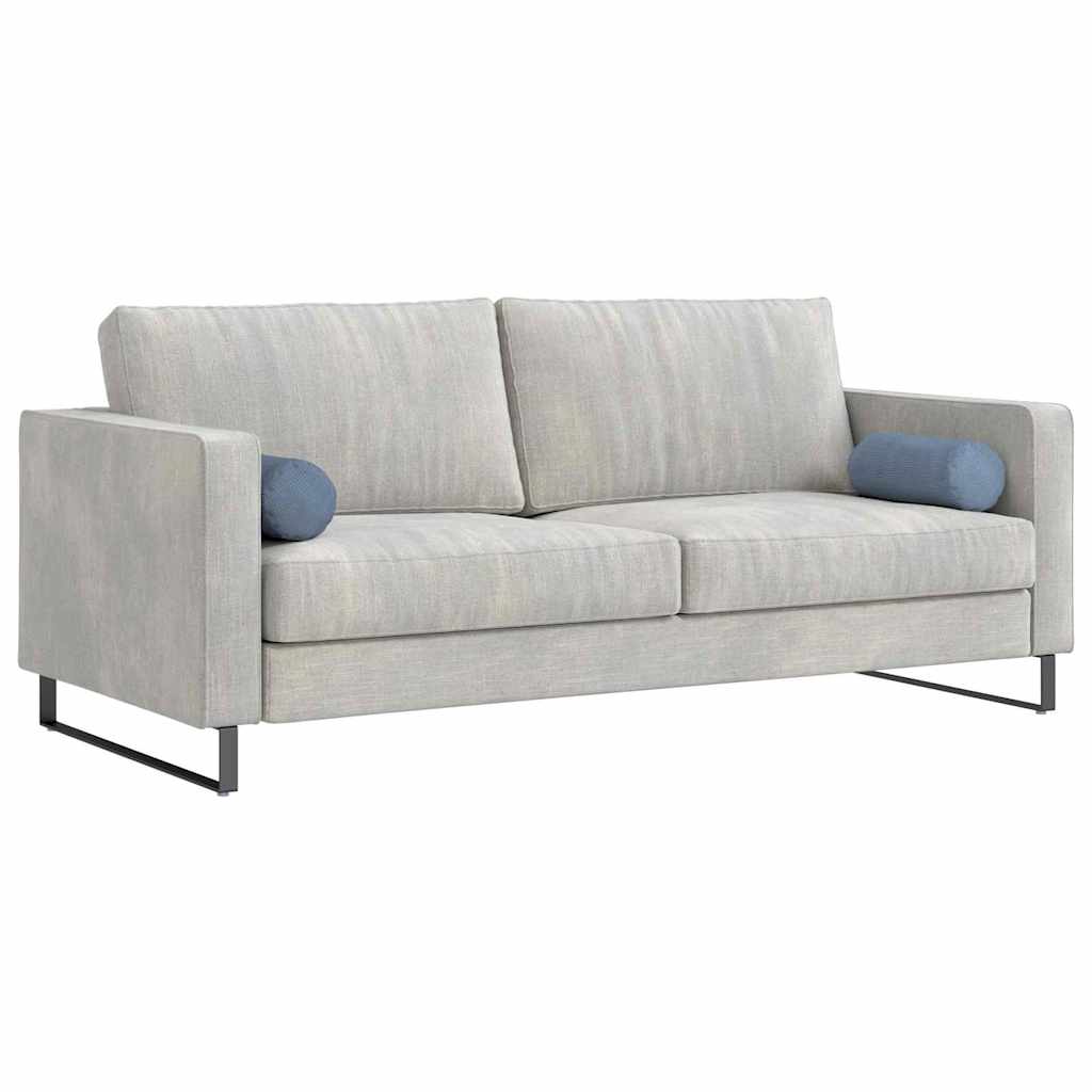 Bolsterpuder 2 pcs Blå Ø 15 x 40 cm Velourstof