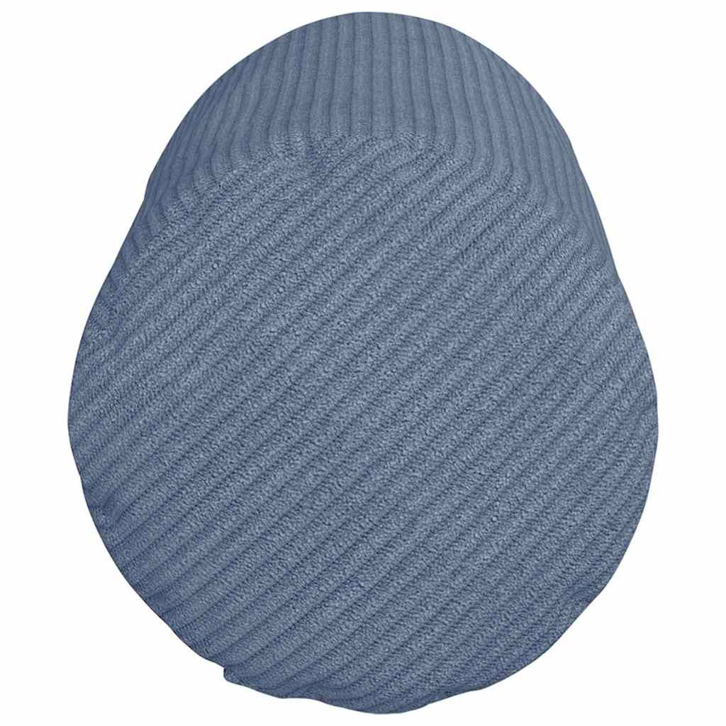 Bolsterpuder 2 pcs Blå Ø 15 x 40 cm Velourstof