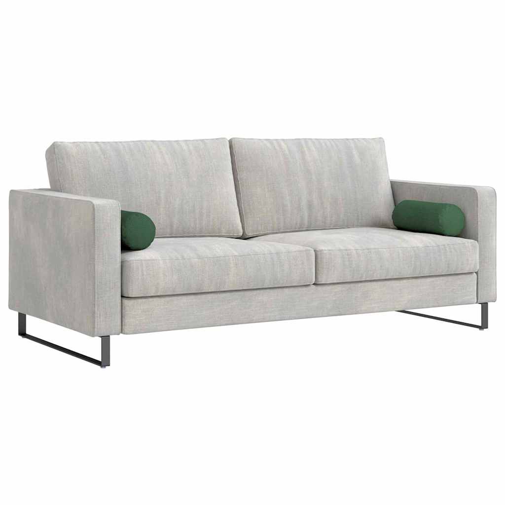 Bolsterpuder 2 pcs Mørkegrøn Ø 15 x 40 cm Velourstof