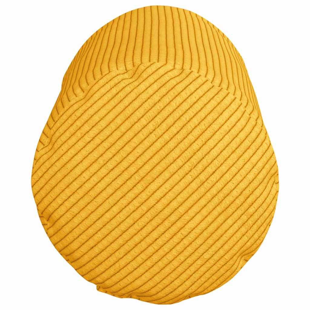 Bolsterpuder 2 pcs Lys Gul Ø 15 x 40 cm Velourstof