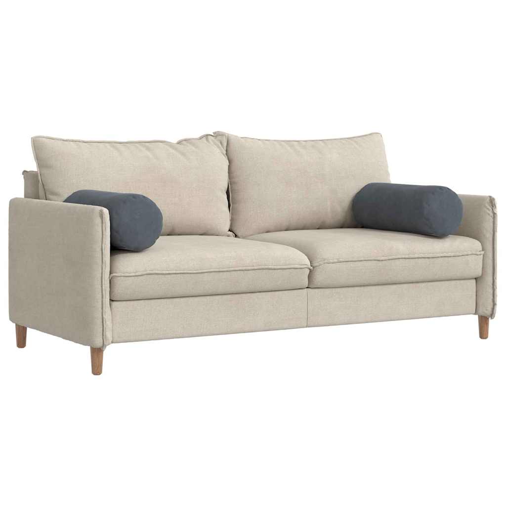 Bolsterpuder 2 pcs Mørkegrå Ø 25 x 70 cm Velourstof
