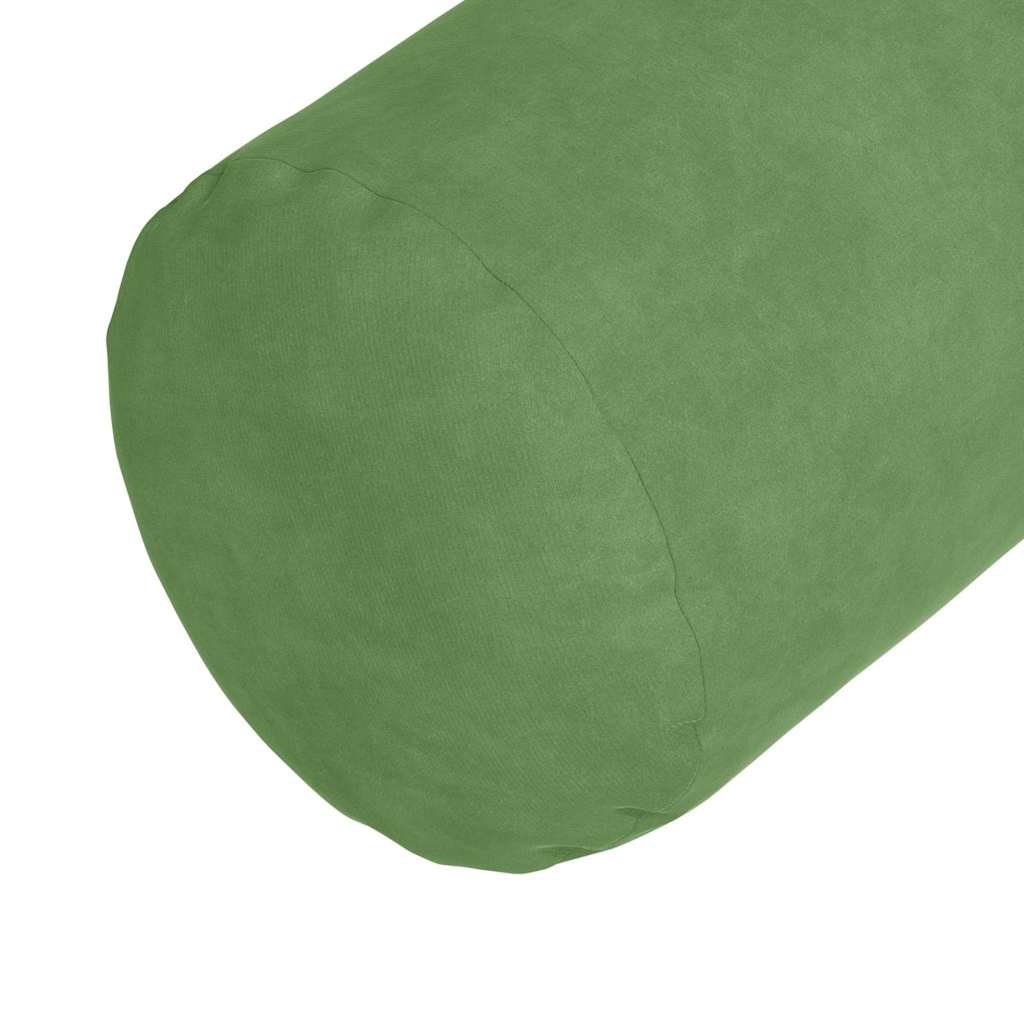Bolsterpuder 2 pcs Lys grøn Ø 25 x 70 cm Velourstof