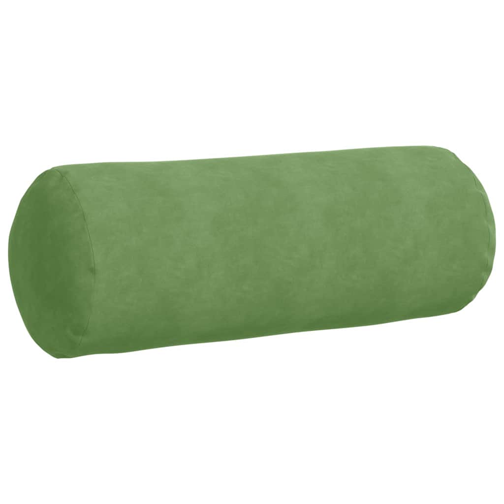 Bolsterpuder 2 pcs Lys grøn Ø 25 x 70 cm Velourstof