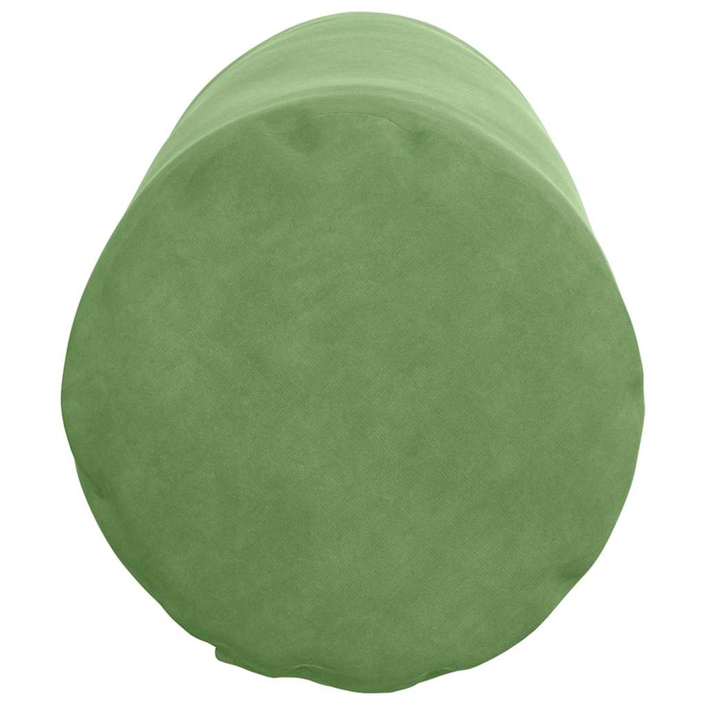 Bolsterpuder 2 pcs Lys grøn Ø 25 x 70 cm Velourstof