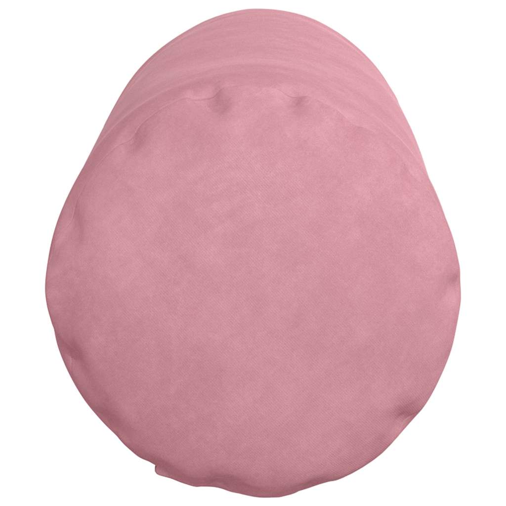 Bolsterpuder 2 pcs Lyserød Ø 25 x 70 cm Velourstof