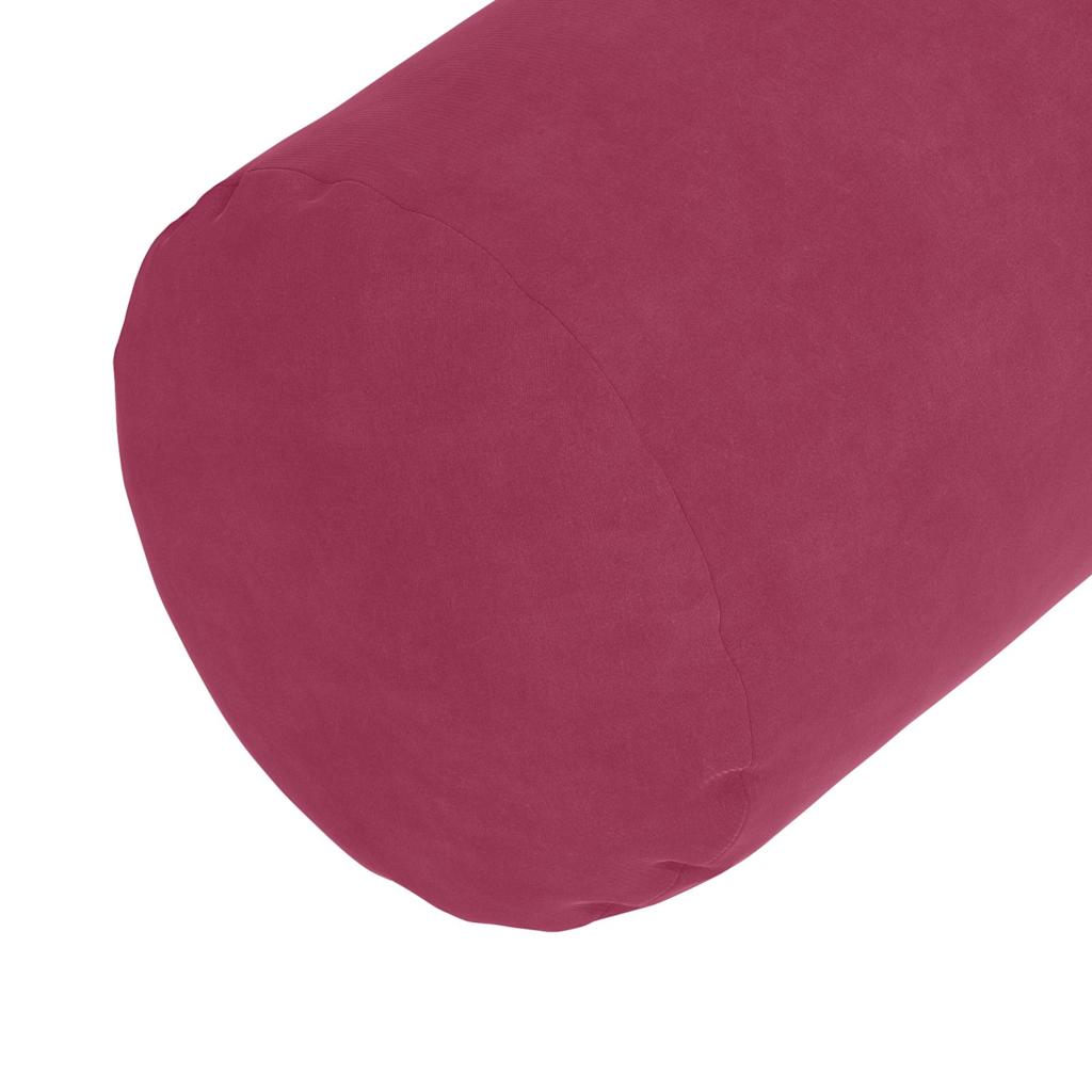 Bolsterpuder 2 pcs Vinrød Ø 25 x 70 cm Velourstof