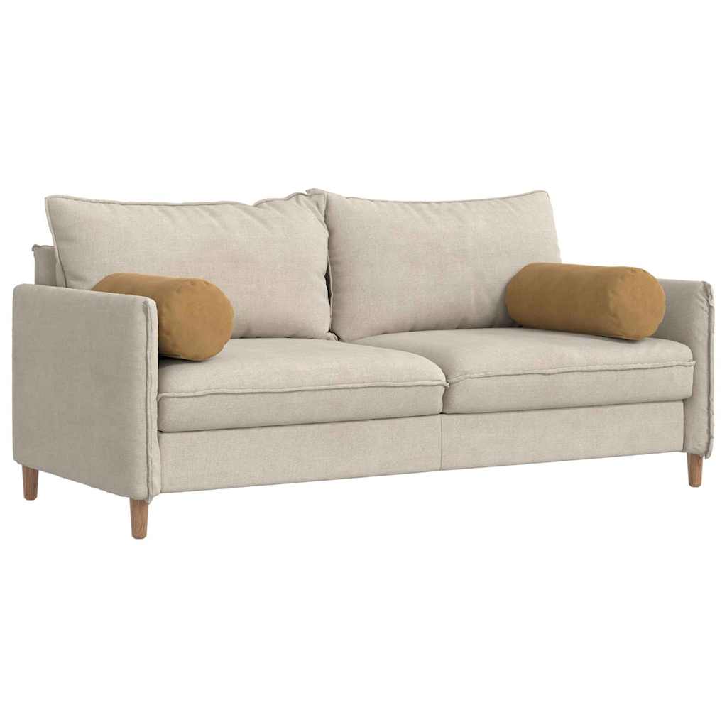 Bolsterpuder 2 pcs Brun Ø 25 x 70 cm Velourstof