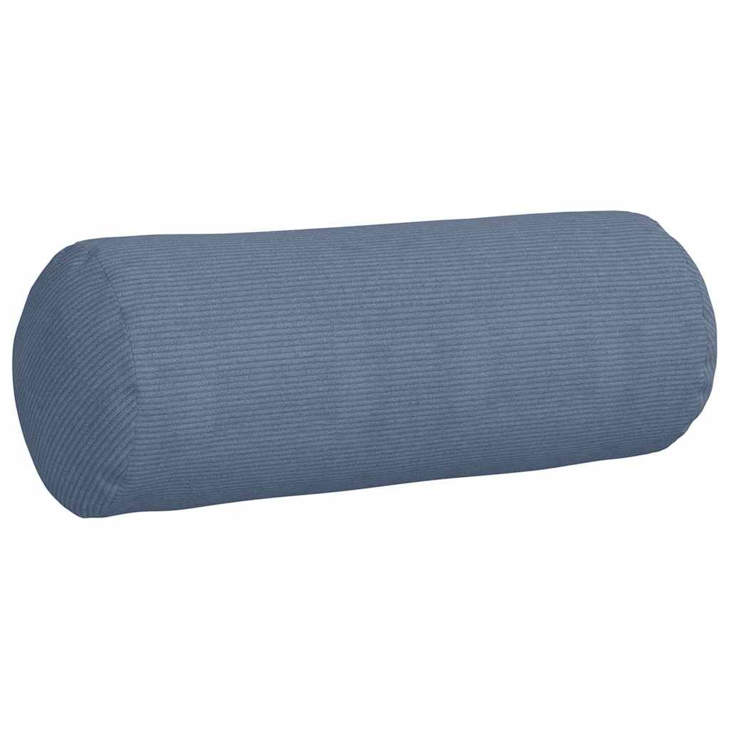 Bolsterpuder 2 pcs Blå Ø 25 x 70 cm Velourstof