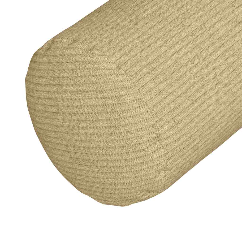 Bolsterpuder 2 pcs Grågrøn Ø 25 x 70 cm Velourstof