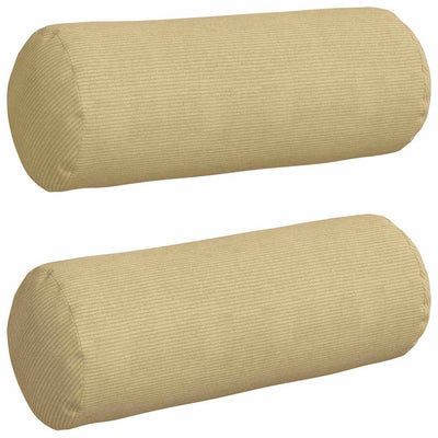 Bolsterpuder 2 pcs Grågrøn Ø 25 x 70 cm Velourstof