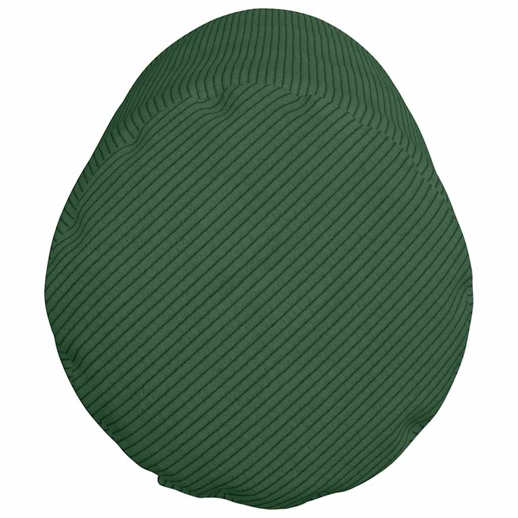 Bolsterpuder 2 pcs Mørkegrøn Ø 25 x 70 cm Velourstof