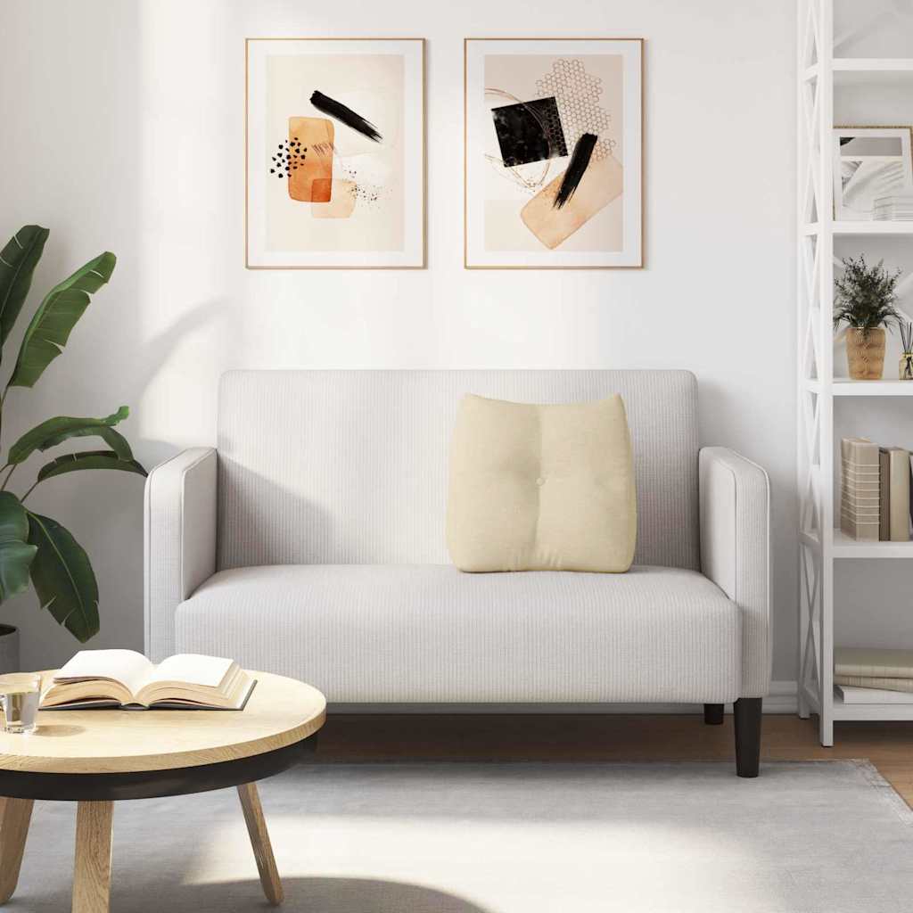 Rygpude Creme 45 x 24 x 50 cm Stof