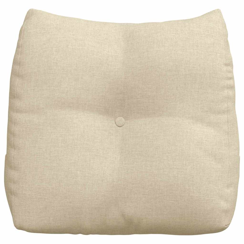 Rygpude Creme 45 x 24 x 50 cm Stof