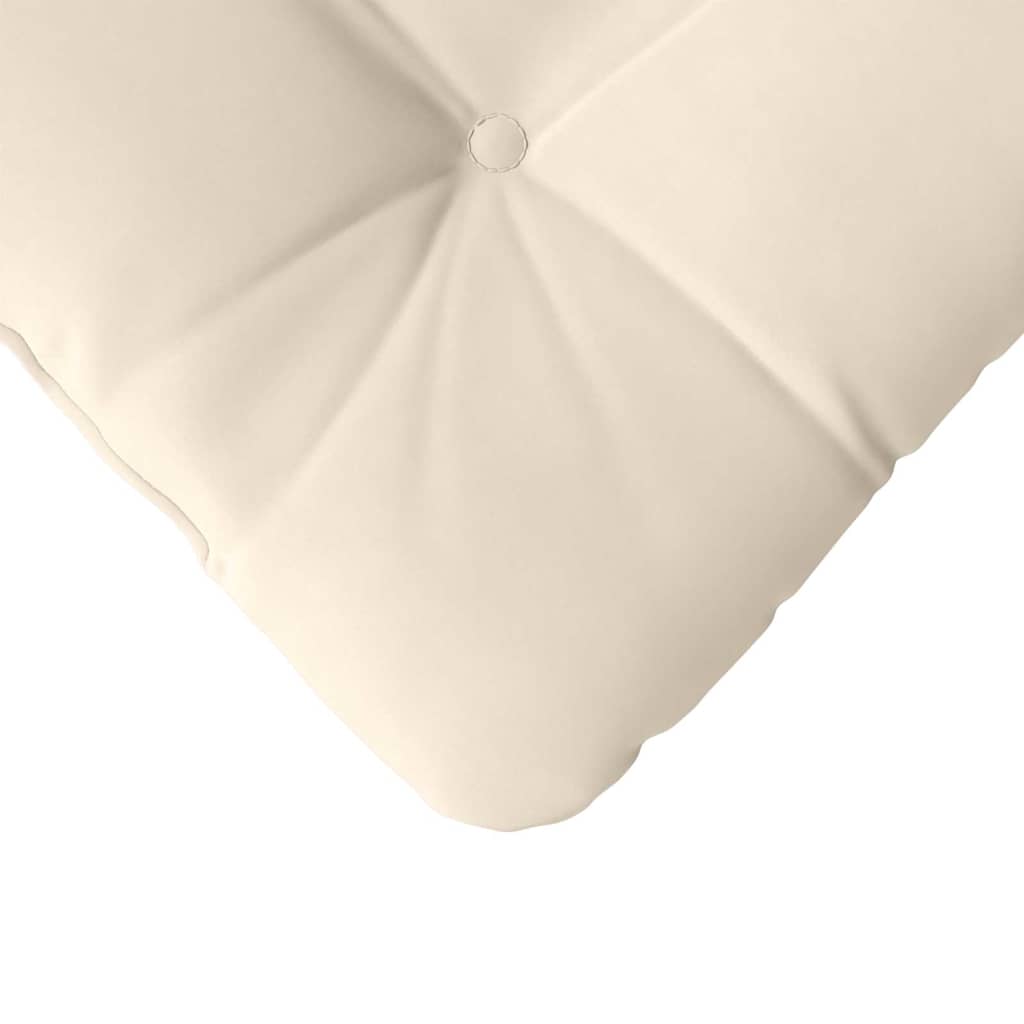 Sædepuder 4 stk. Mikrofiberstof Beige 40 x 40 cm