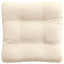 Sædepuder 4 stk. Mikrofiberstof Beige 40 x 40 cm