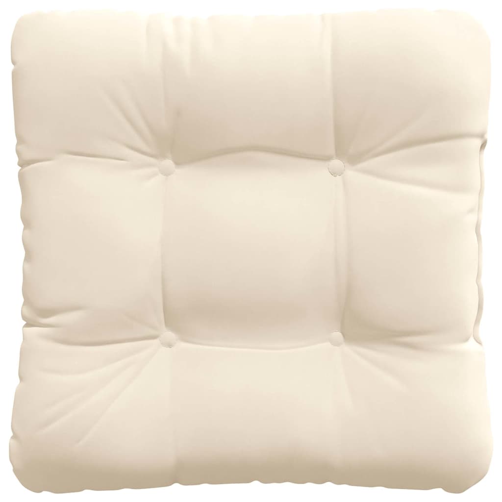 Sædepuder 4 stk. Mikrofiberstof Beige 40 x 40 cm