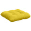 Sædepuder 4 stk. Stof Lys Gul 45 x 45 x 12 cm