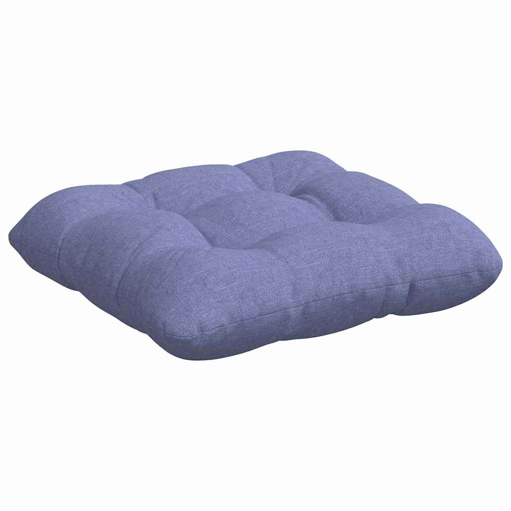 Sædepuder 4 stk. Stof Jeans blå 45 x 45 x 12 cm