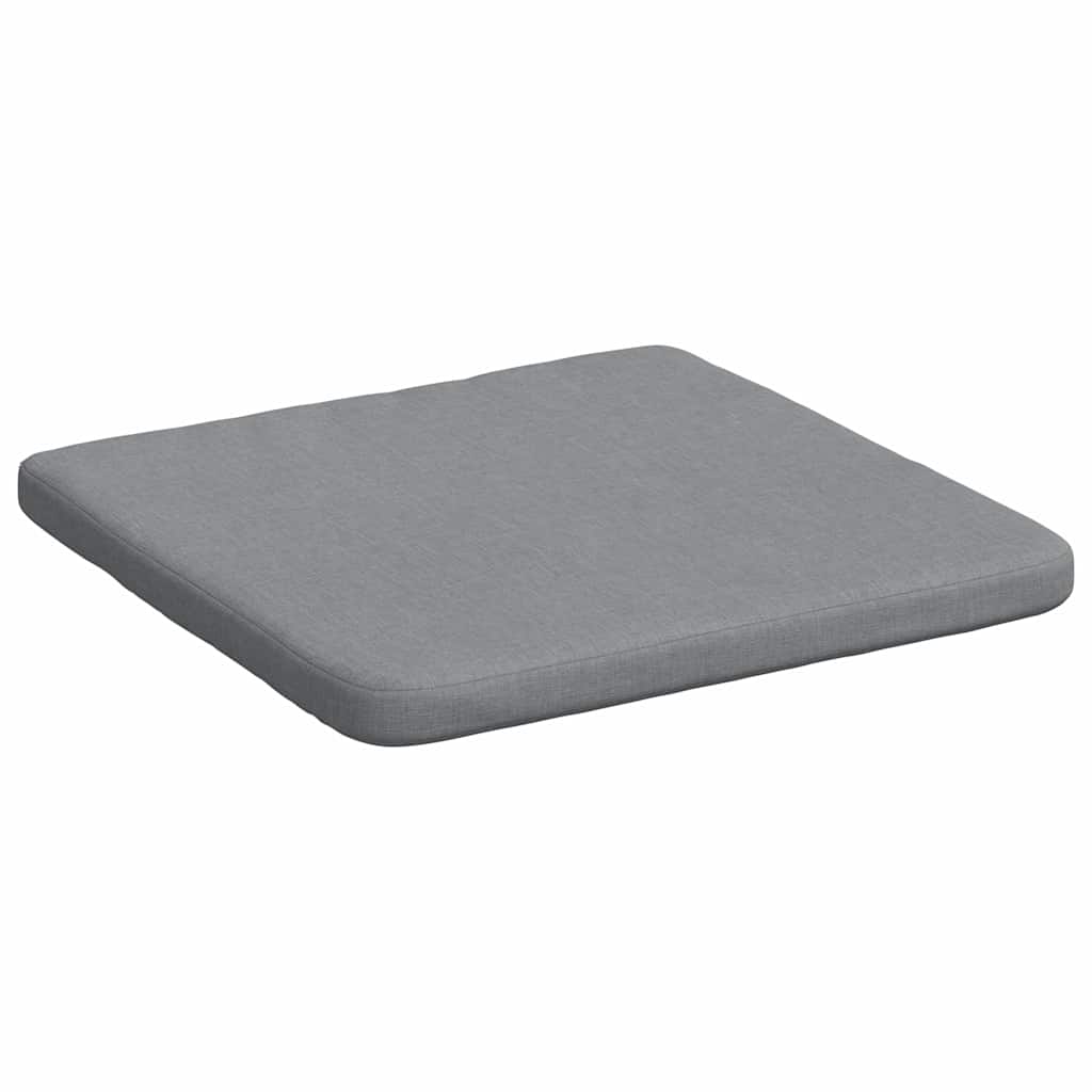 Sædepuder 4 stk. Stof Lysegrå 40 x 40 x 3 cm