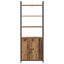 Bogskab 6 niveauer 60 x 24 x 161 cm Konstrueret træ Gammelt træ