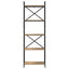 Bogreol 5 niveauer 56 x 34 x 171 cm Konstrueret træ