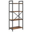 Bogreol 4 niveauer 56 x 34 x 133,5 cm Konstrueret træ