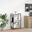 Bogreol 3 niveauer 56 x 34 x 96 cm Konstrueret træ Sonoma eg