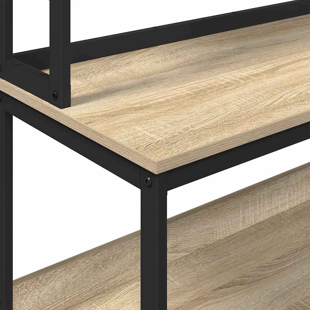 Køkkenhylde 5 niveauer 80 x 40 x 168 cm Konstrueret træ