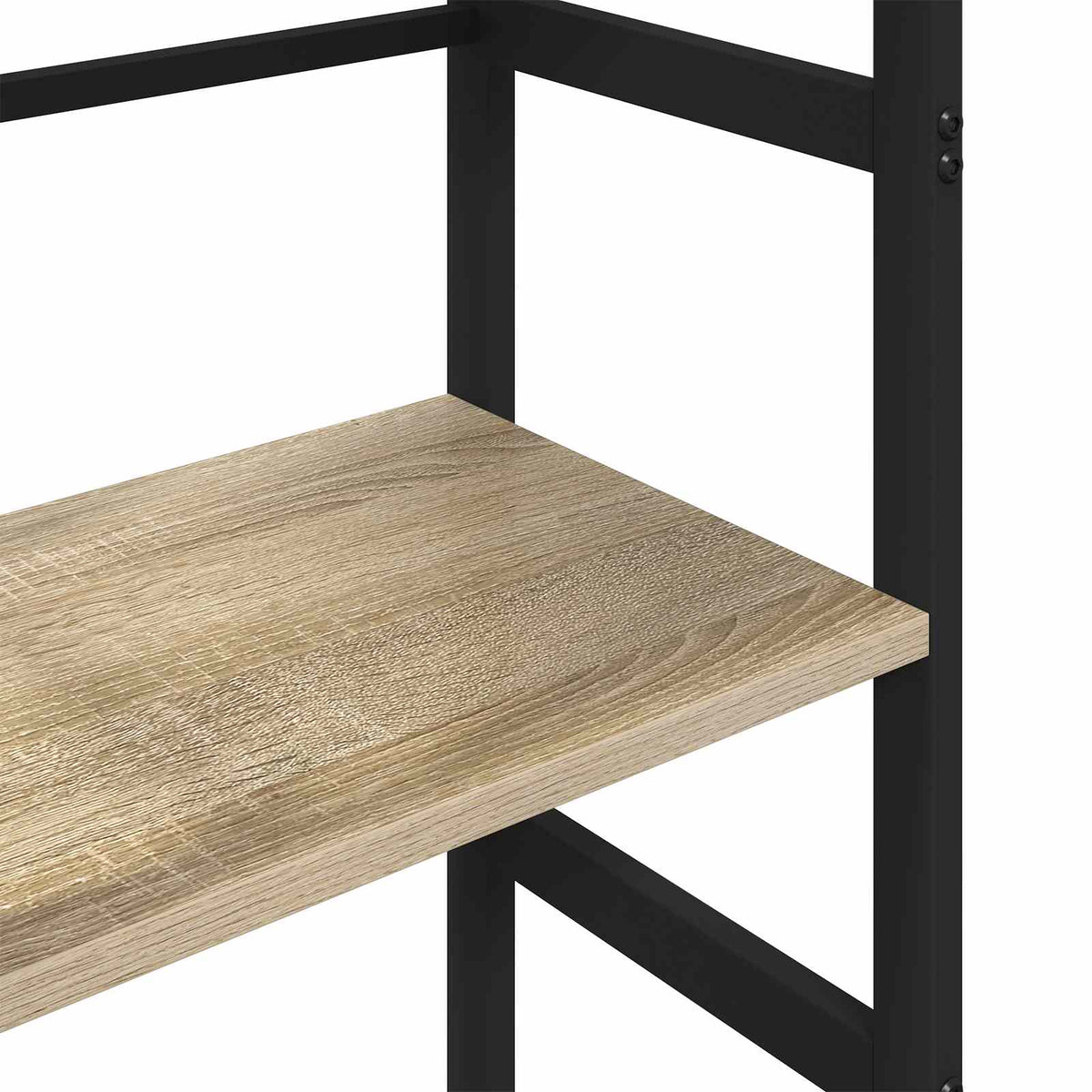 Bogreol 2 niveauer 40 x 29,5 x 81 cm Konstrueret træ Sonoma eg