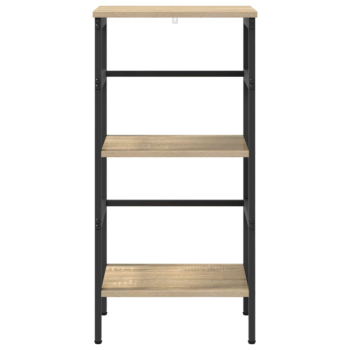 Bogreol 2 niveauer 40 x 29,5 x 81 cm Konstrueret træ Sonoma eg
