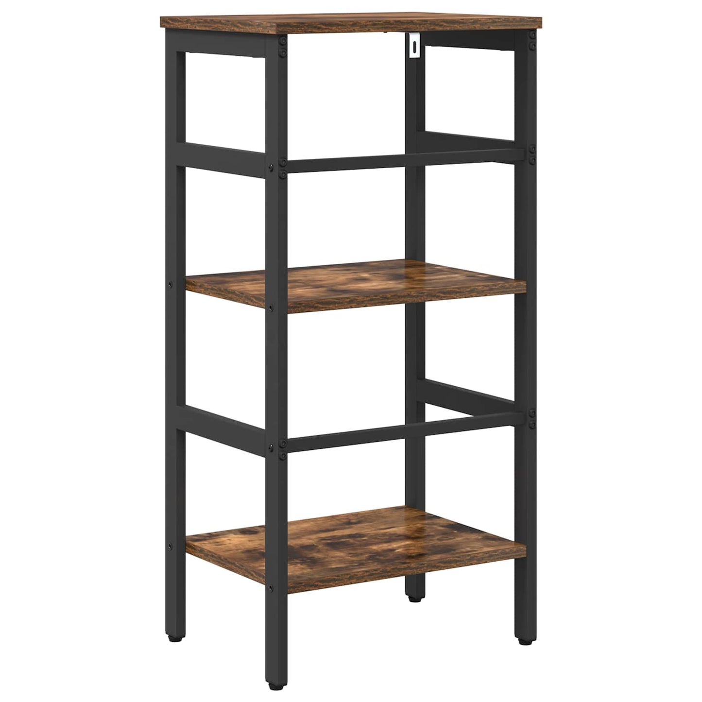 Bogreol 2 niveauer 40 x 29,5 x 81 cm Konstrueret træ Røget eg