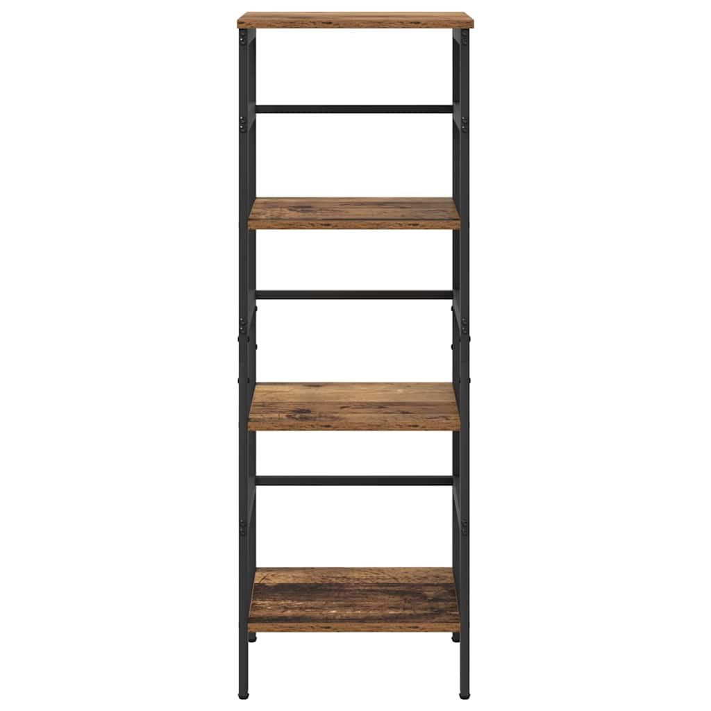 Bogreol 3 niveauer 40 x 29,5 x 115 cm Konstrueret træ