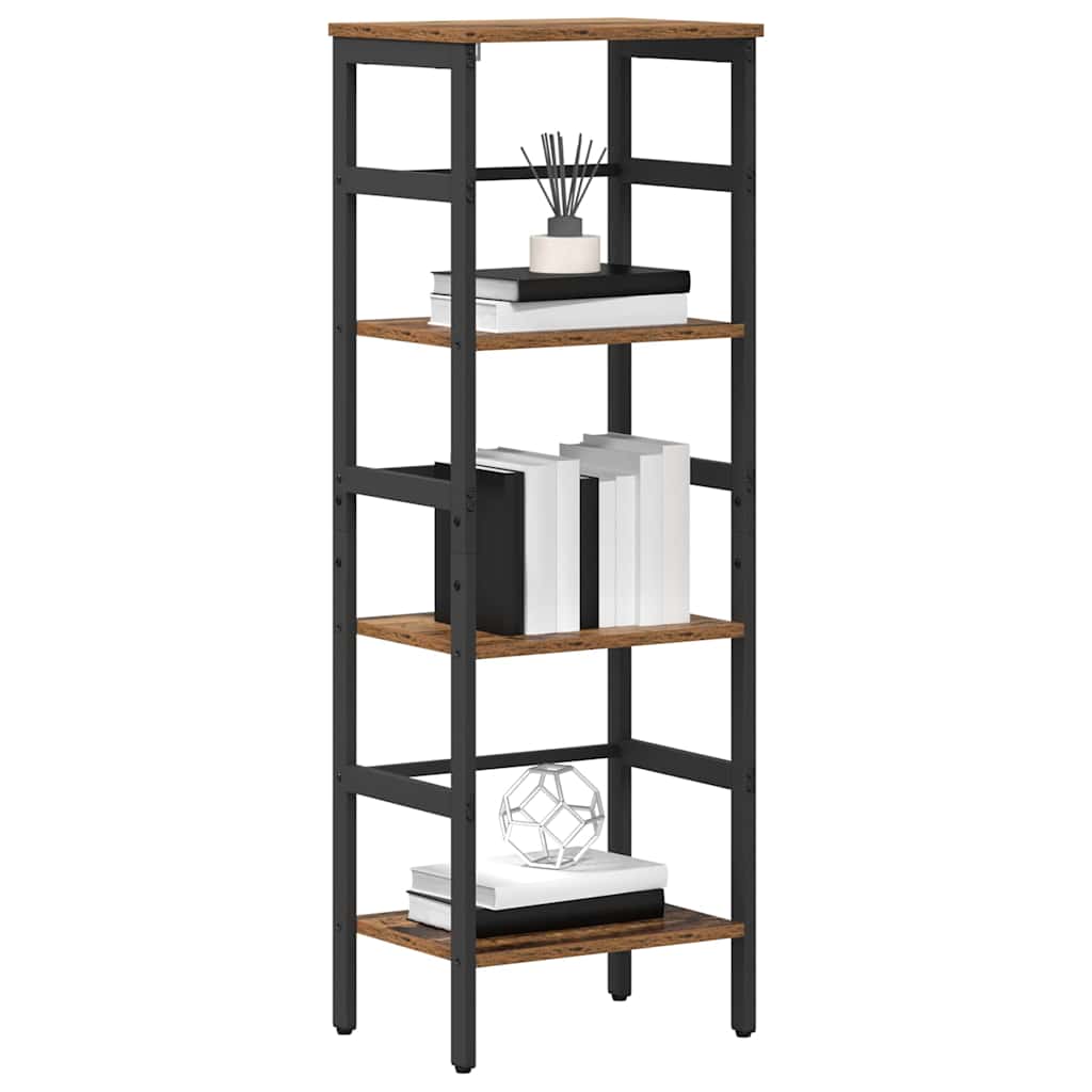 Bogreol 3 niveauer 40 x 29,5 x 115 cm Konstrueret træ