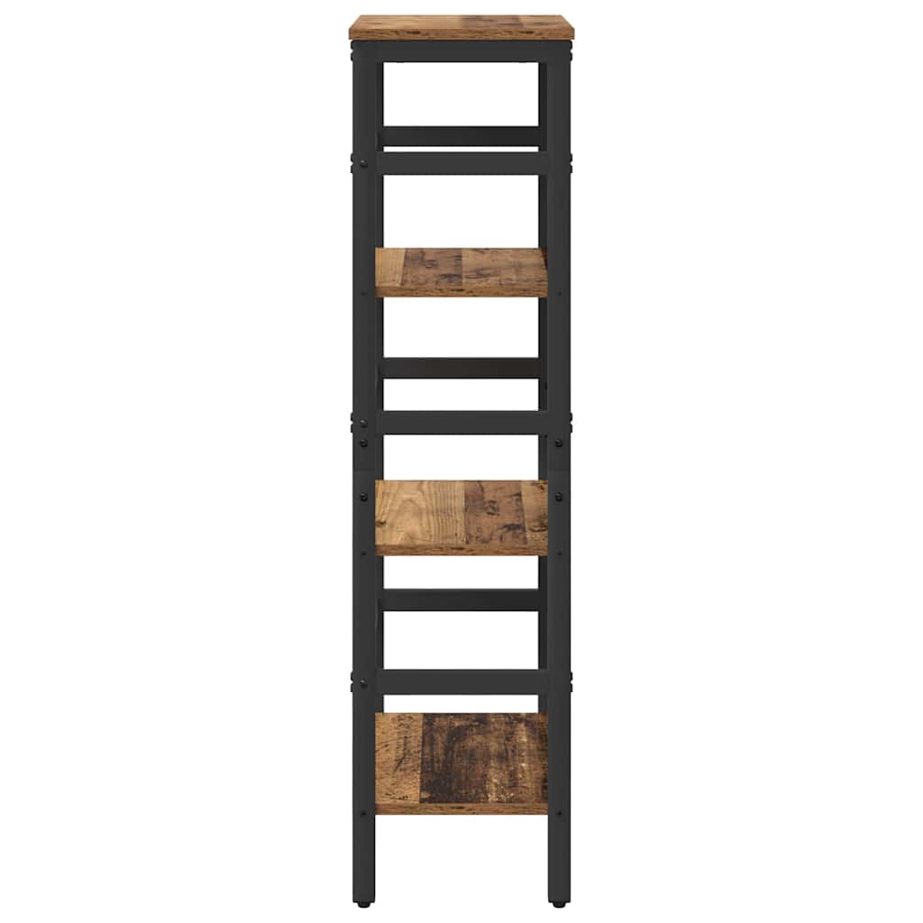 Bogreol 3 niveauer 40 x 29,5 x 115 cm Konstrueret træ
