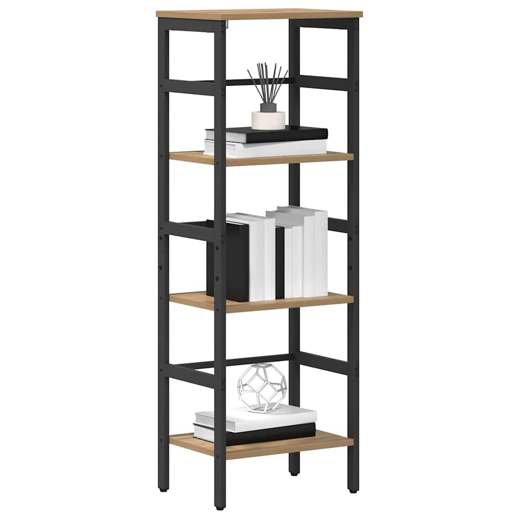 Bogreol 3 niveauer 40 x 29,5 x 115 cm Konstrueret træ