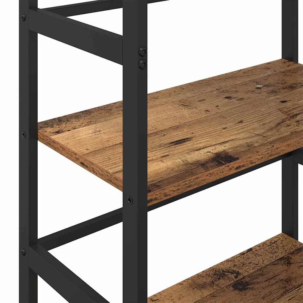 Bogreol 2 niveauer 60 x 29,5 x 81 cm Konstrueret træ