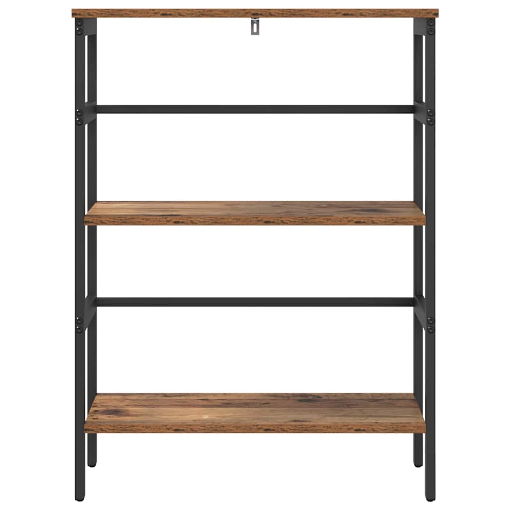 Bogreol 2 niveauer 60 x 29,5 x 81 cm Konstrueret træ