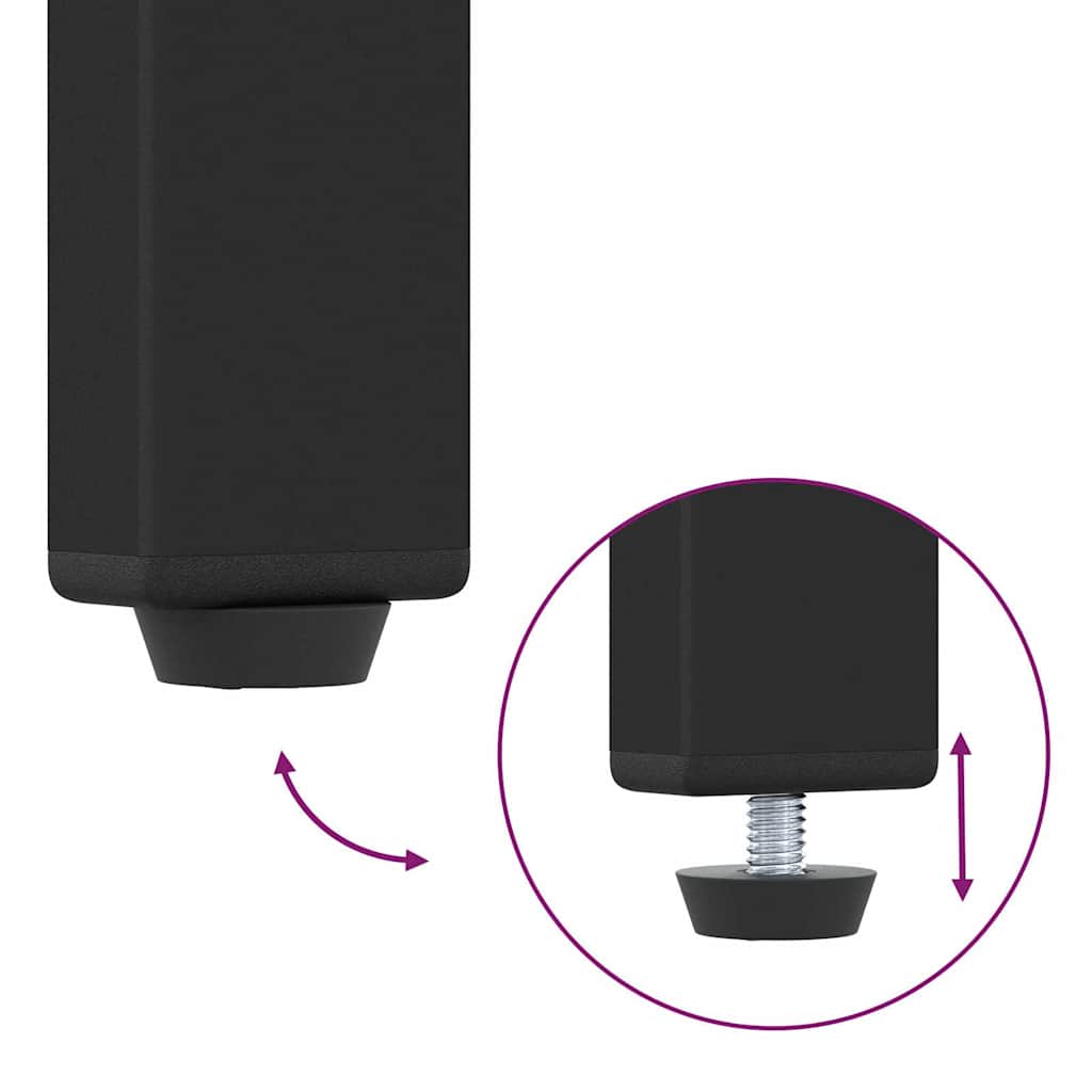 Bogreol 3 niveauer 60 x 29,5 x 115 cm Konstrueret træ