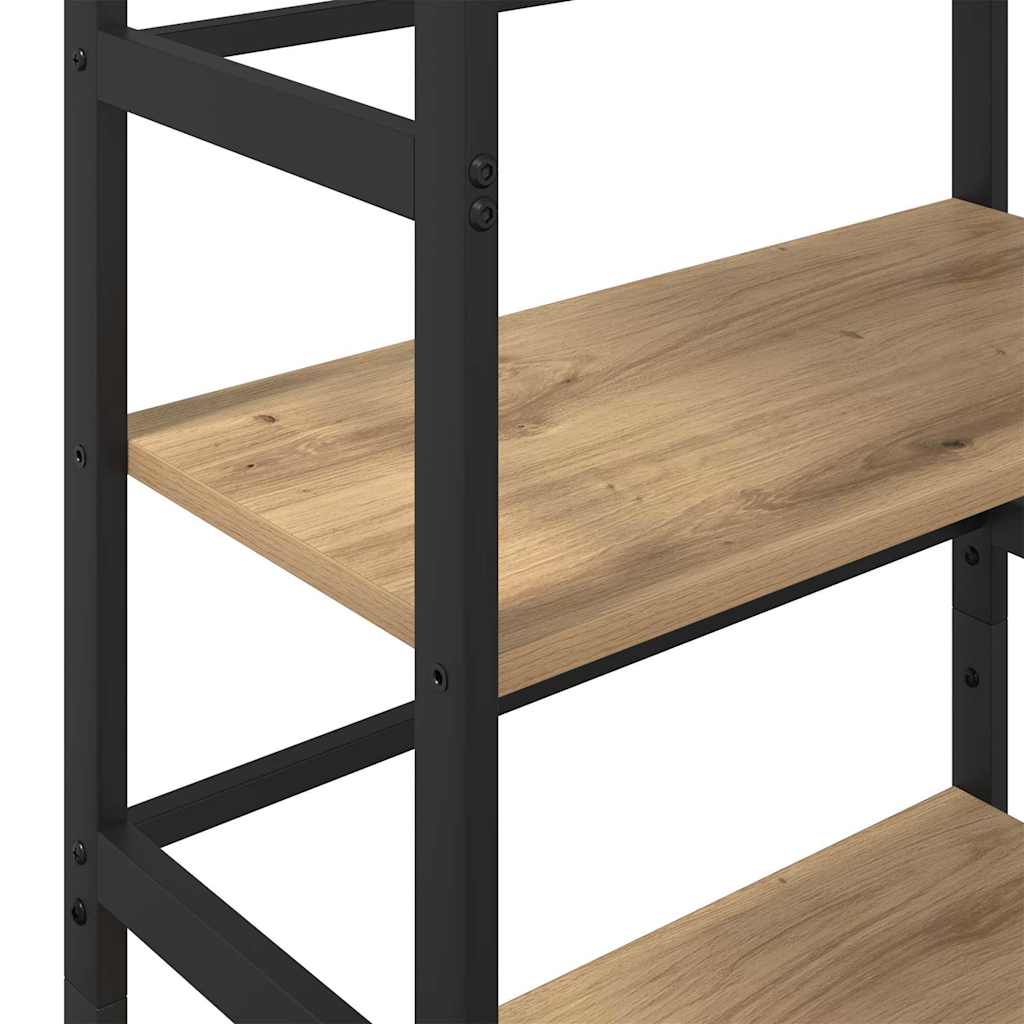 Bogreol 3 niveauer 60 x 29,5 x 115 cm Konstrueret træ
