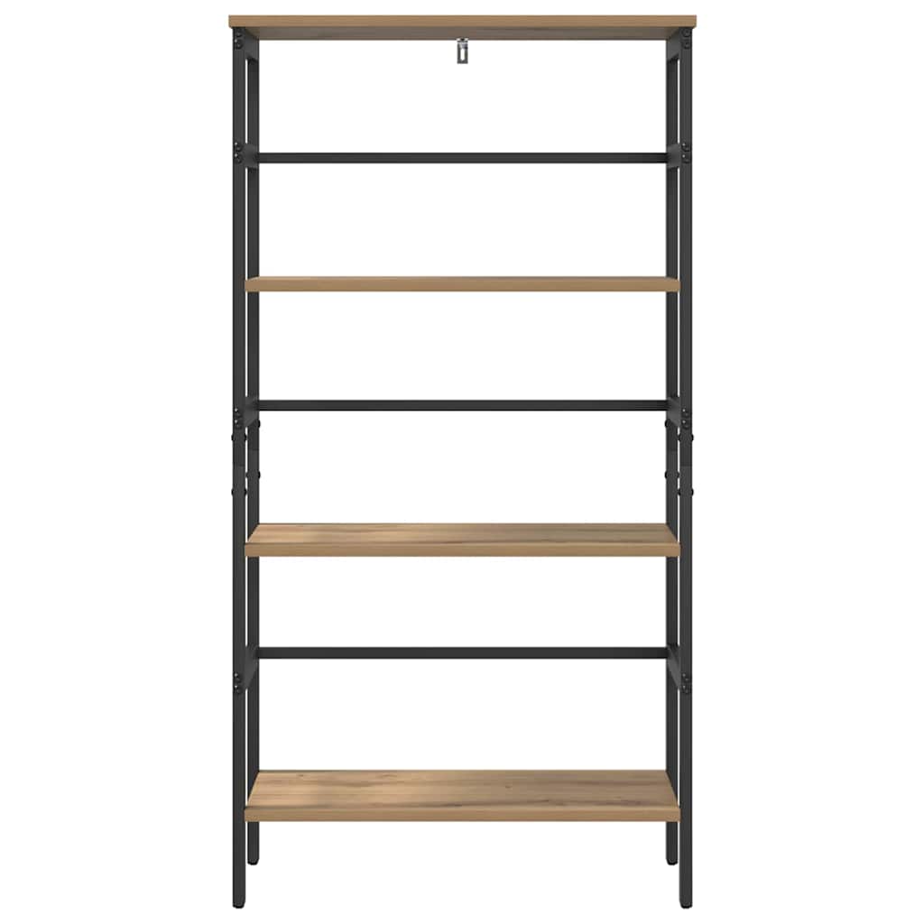 Bogreol 3 niveauer 60 x 29,5 x 115 cm Konstrueret træ